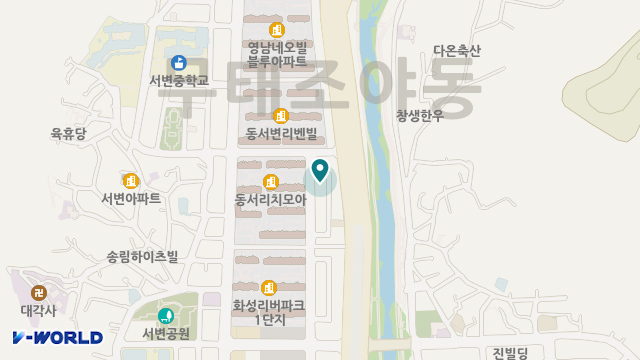 늘섬김노인복지센터 위치 지도