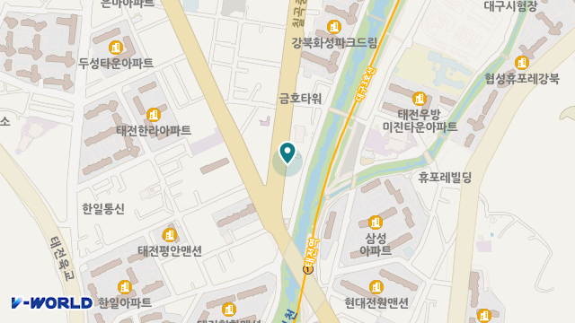 한결재가노인복지센터 위치 지도