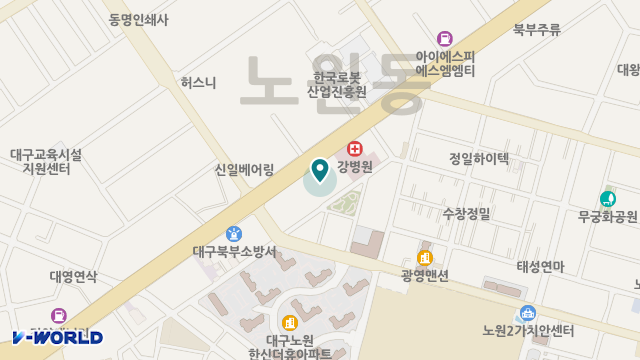 나사랑실버케어 위치 지도
