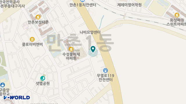 평화재가복지센터 위치 지도