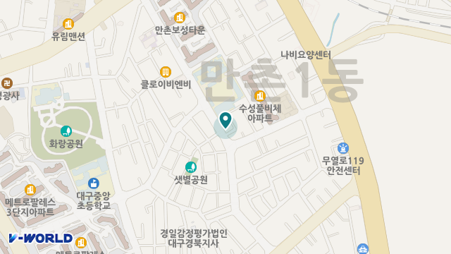 한주재가복지센터 위치 지도
