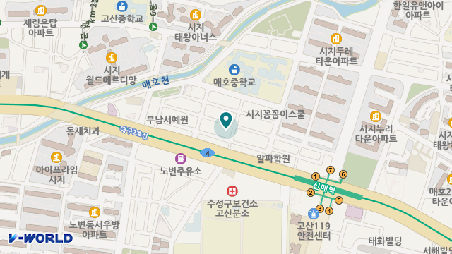 누리재가복지센터 위치 지도