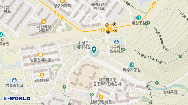 지산실버요양센터 위치 지도