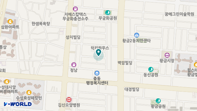 상아재가노인복지센터 위치 지도