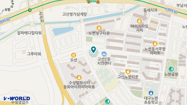 반석 재가노인복지센터 위치 지도