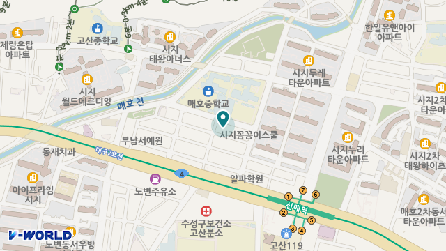 가가방문재가요양센터 위치 지도