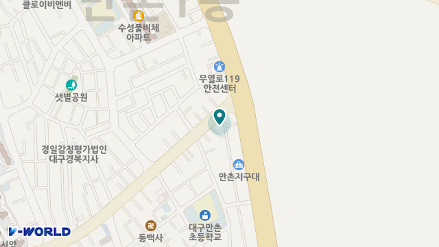 대구재가노인복지센터 위치 지도