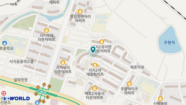 효행재가실버복지센터 위치 지도