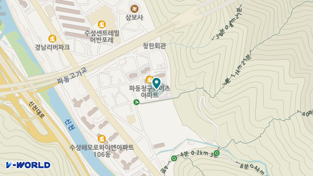 감천장기요양센터 위치 지도