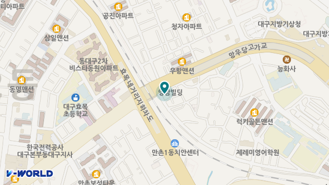 청기와재가복지센터 위치 지도