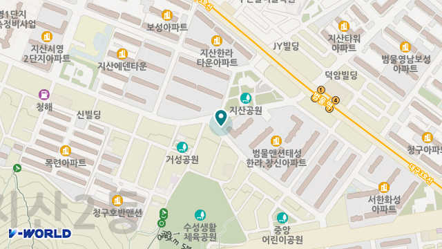 수성재활주간보호센터 위치 지도