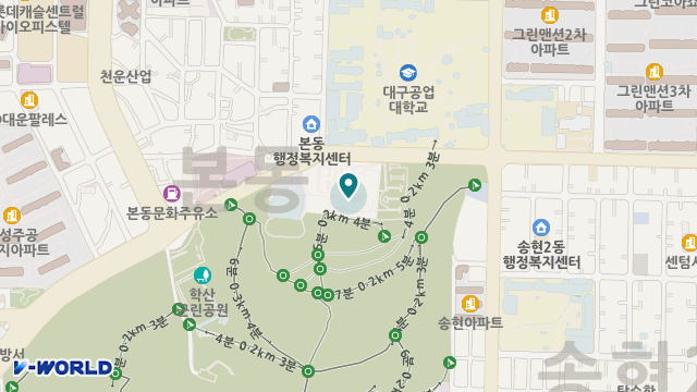 달서구노인복지센터 위치 지도