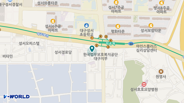 성서노인복지센터 위치 지도