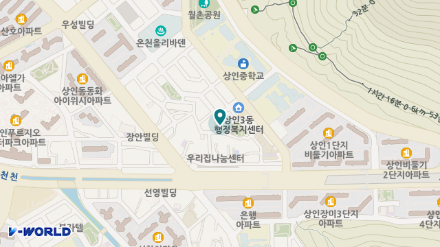 상윤재가노인복지센터 위치 지도