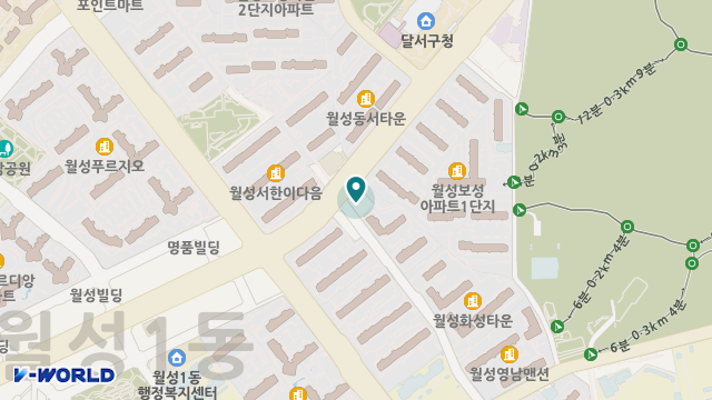 달서한독주간보호센터 위치 지도