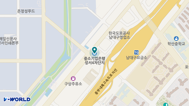 상록노인복지센터 위치 지도