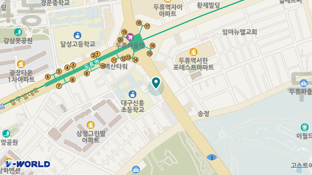 (A)비지팅엔젤스 대구달서방문요양지점 위치 지도