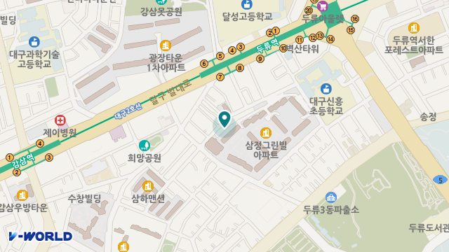 정재가노인복지센터 위치 지도
