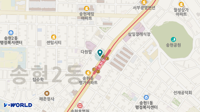 다정다감재가복지센터 위치 지도