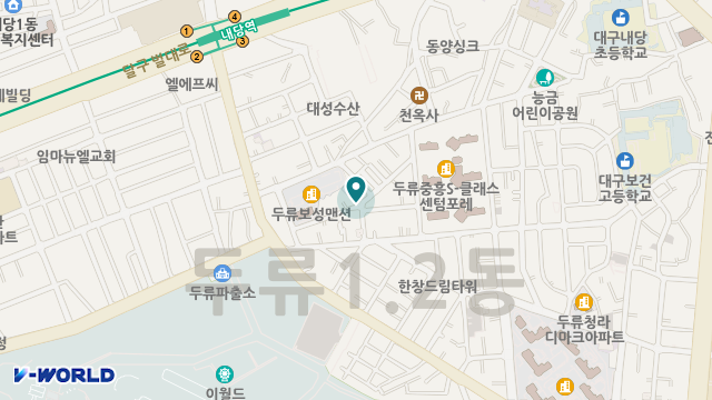 해솔노인복지센터 위치 지도