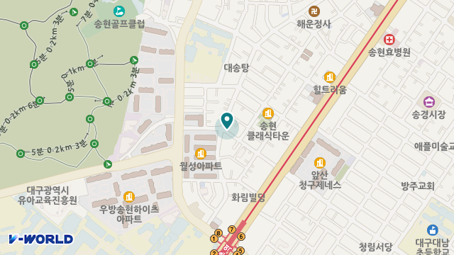 한서재가복지센터 위치 지도