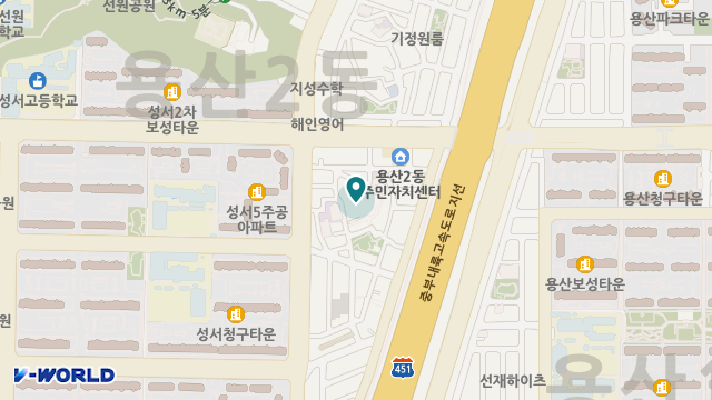 우림재활주간보호센터 위치 지도