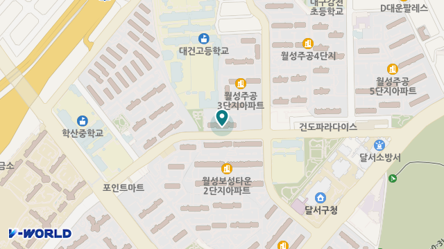 월성노인복지센터 위치 지도