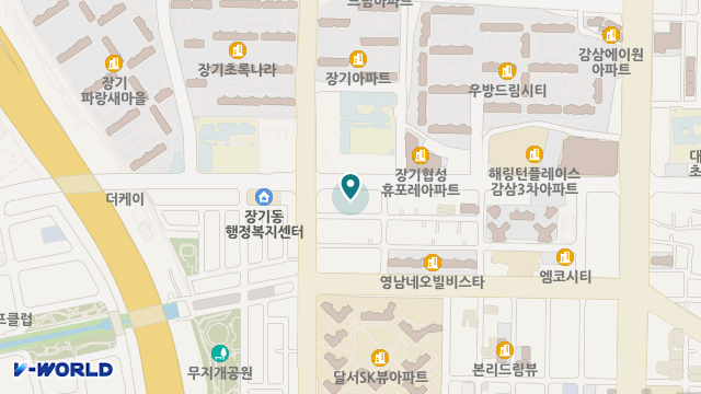 금강재가노인복지센터 위치 지도