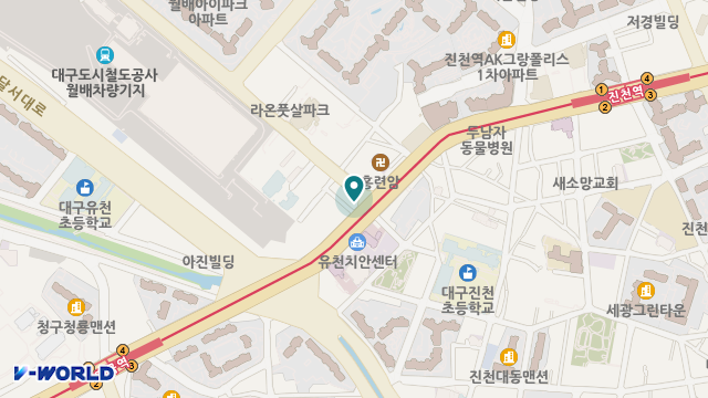 윤하재가복지센터 위치 지도
