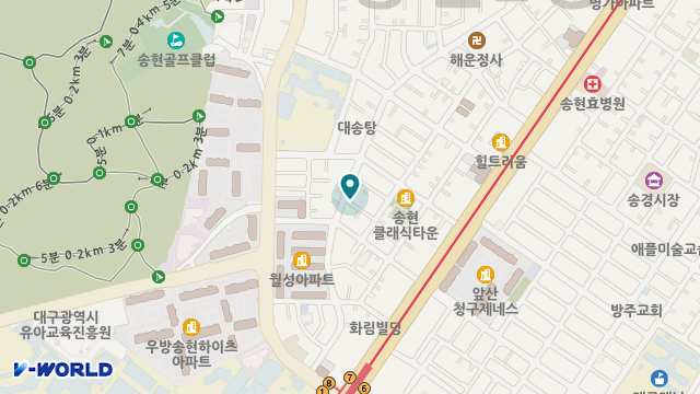 향기재가복지센터 위치 지도