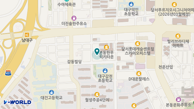 누리원재가노인복지센터 위치 지도