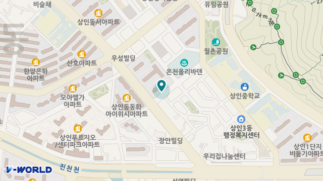 상인재가노인복지센터 위치 지도