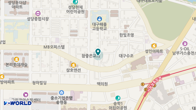 대구굿널스방문간호요양센터 위치 지도