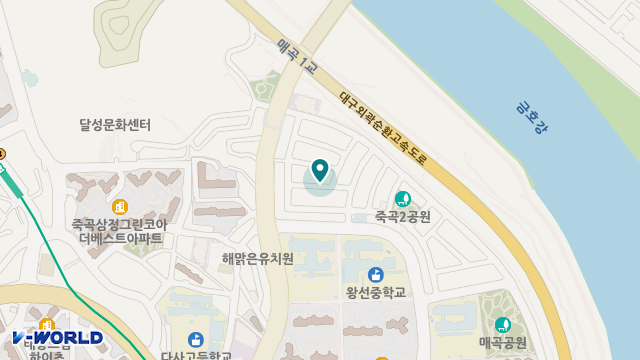 달성상아재가방문요양센터 위치 지도