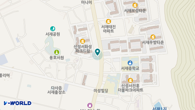 서재 효 재활 주간보호센터 위치 지도