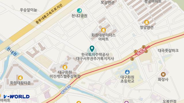 화목한재활주간보호센터 위치 지도