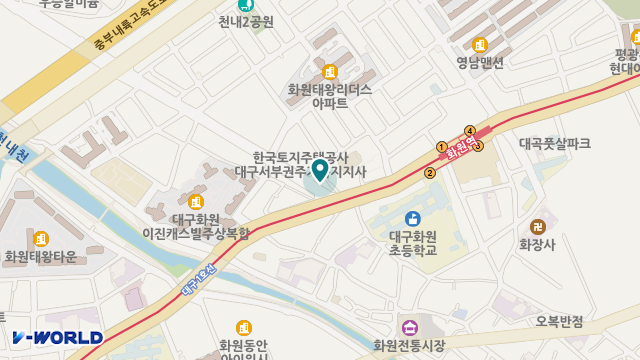 효자재가센터 위치 지도