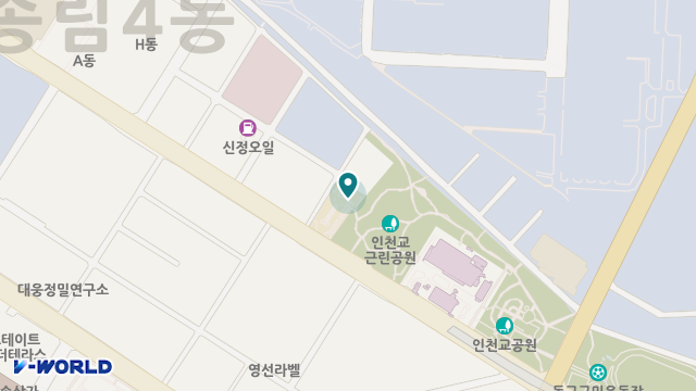 동구구립치매전담형주간보호센터 위치 지도