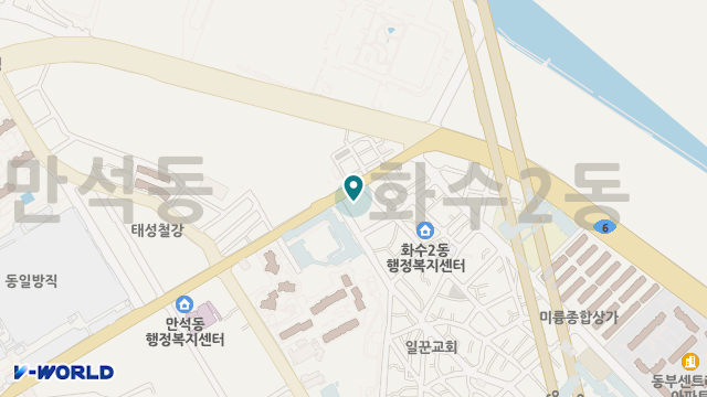 우인재가복지센터 위치 지도