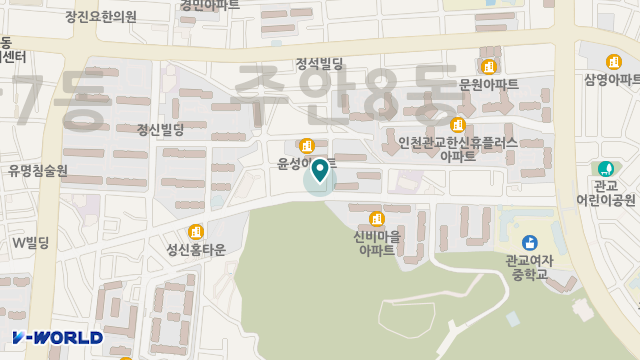 주안노인복지센터 위치 지도