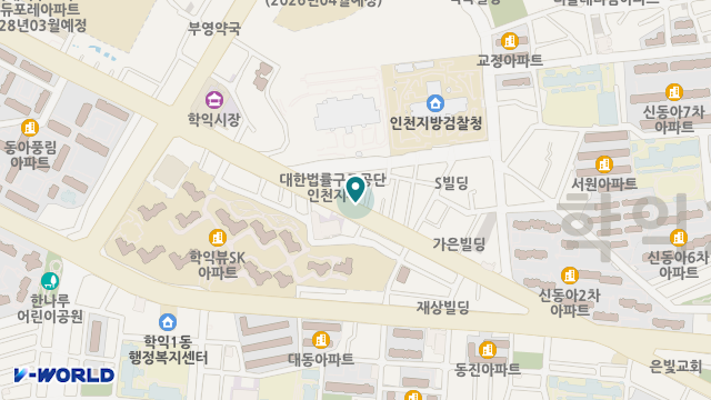 행복재가노인복지센터 위치 지도
