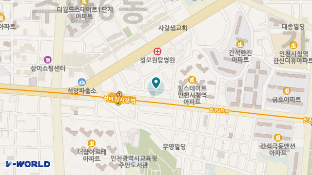 가가호호노인복지센터 위치 지도