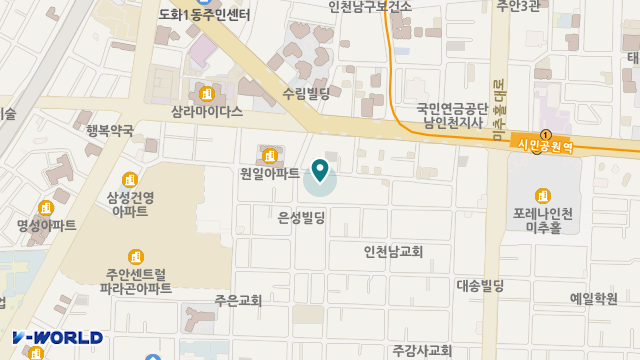 아리아케어 방문요양 미추홀 주안센터 위치 지도