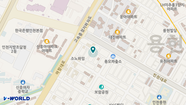 인일휴노인복지센터 위치 지도