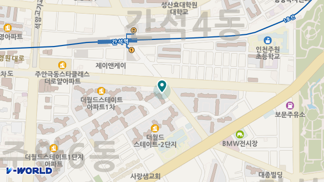 그린 재가노인복지센터 위치 지도
