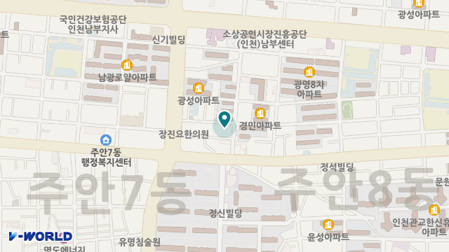 한사랑노인복지센터 위치 지도