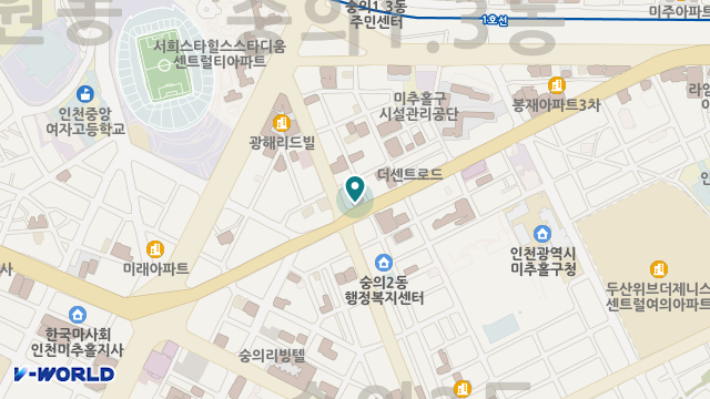 케어블 커뮤니티케어 인천 미추홀점 위치 지도