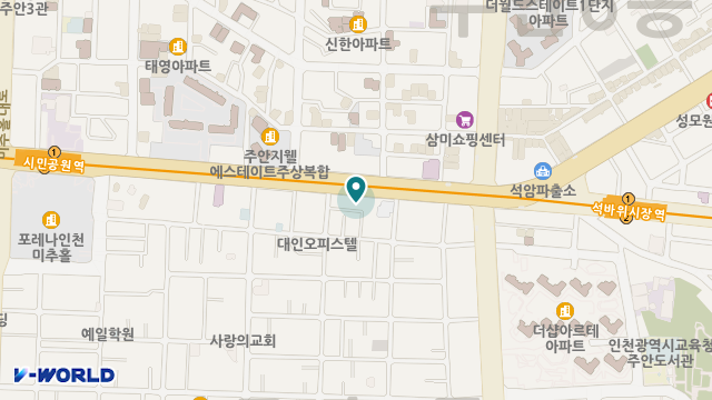 아가페노인복지센터 위치 지도