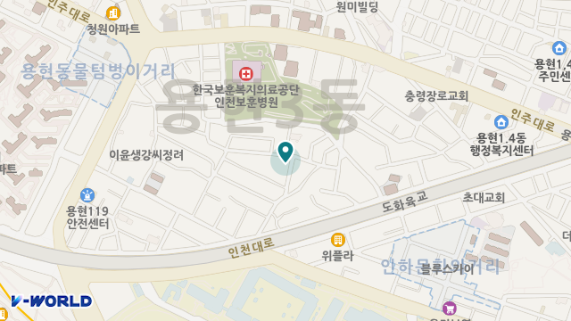 효신노인복지센터 위치 지도