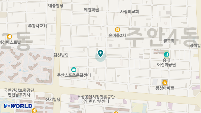 주안돌봄 재가노인복지센터 위치 지도